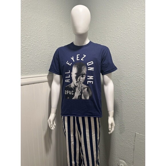 Vintage 2 Pac All Eyez On Me Rap Tee L Tupac 90s Hip Hop Biggie Port & Company